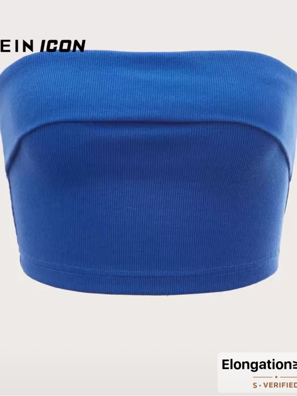 SHEIN Bright Blue Strapless Bandeau Hair Wrap